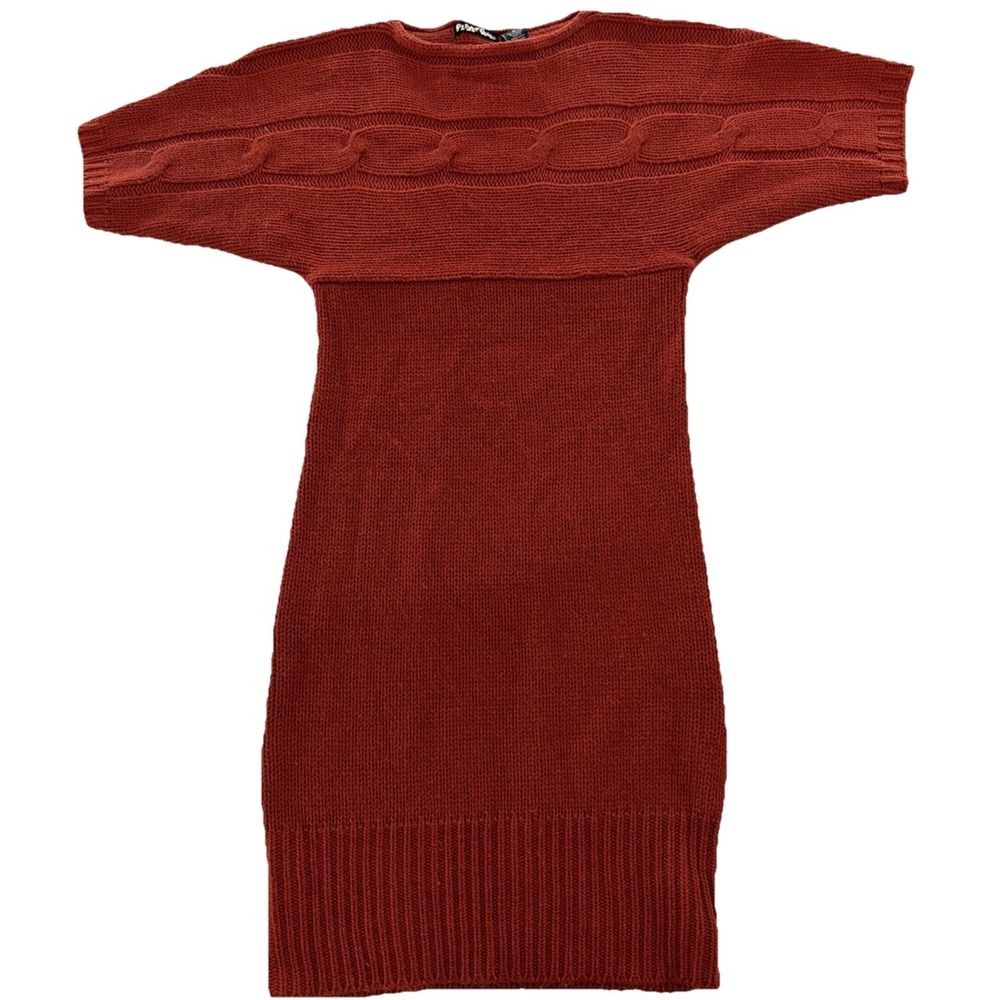 Planet Gold Chunky Red Sweater Dress Size Medium